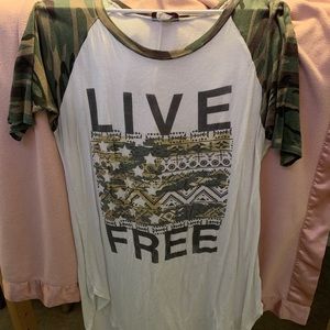 Long white T shirt for woman